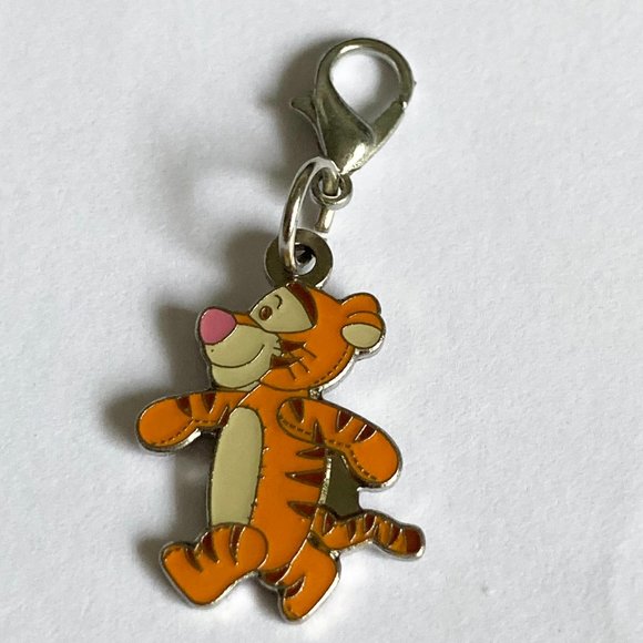 Vintage Disney Winnie The Pooh Tigger Piglet 6 Clip Charms Purse Zipper Pull - Picture 7 of 11